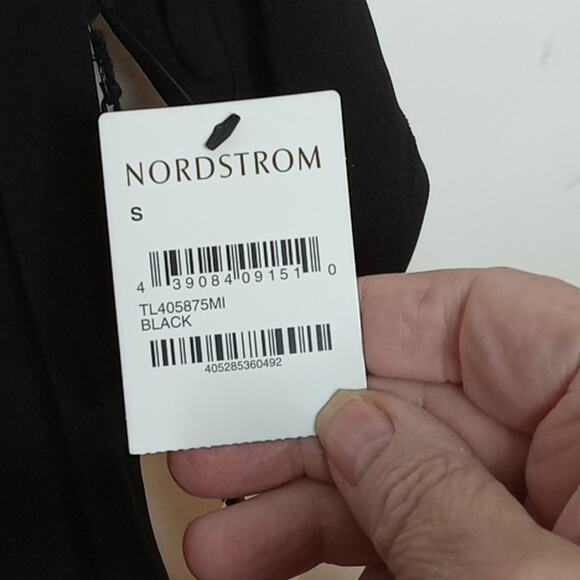 NWT Leith Womens Everyday Bodysuit, Black, Size Small. Minimalist, Stretchy - Picture 4 of 8